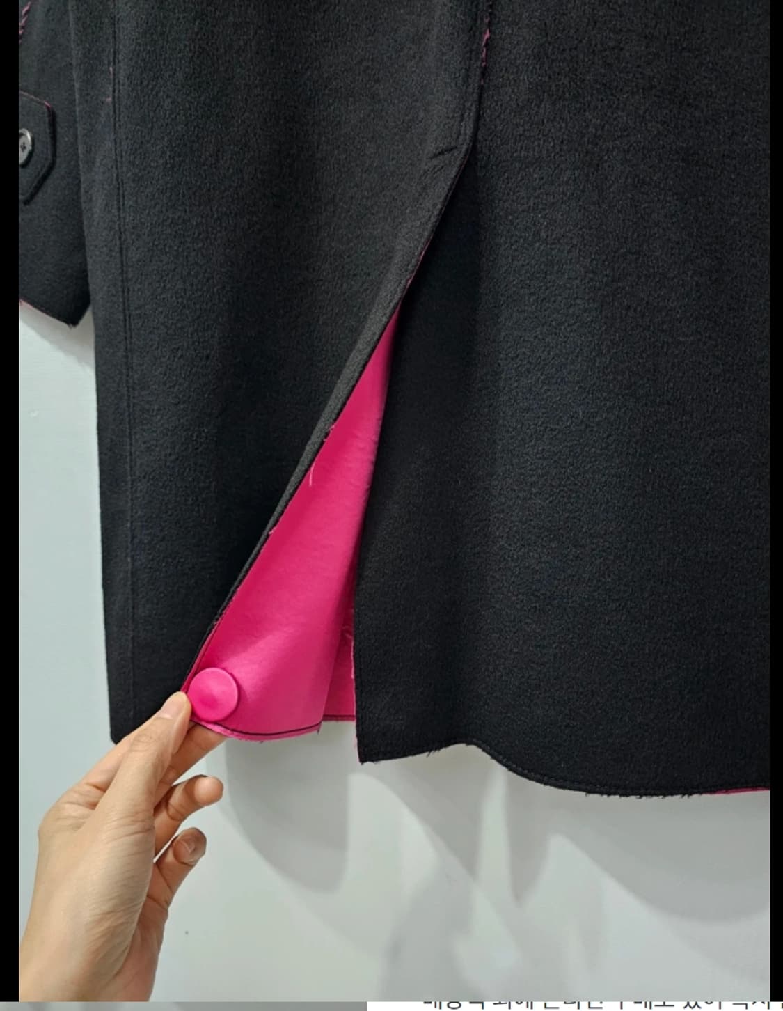 마크 제이콥스 블랙 캐시미어 오버핏 코트 ~77 상품이미지7