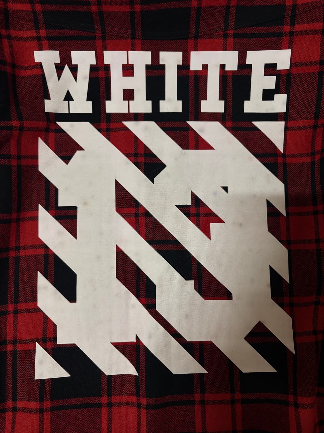 Off white 14fw flannel shirt 상품이미지2