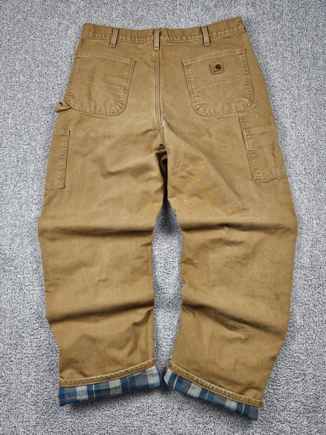 칼하트 헤비 플란넬 카펜터 캔버스 워크 팬츠 (36X32) / 10308 상품이미지5