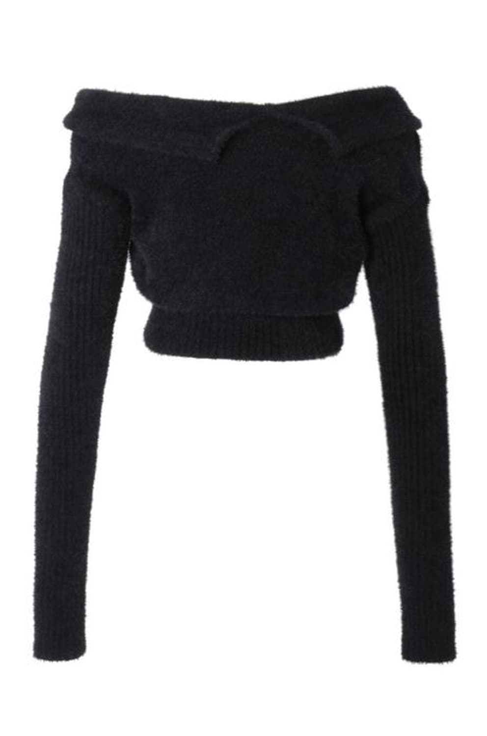 쓰리타임즈 threetimes Hairy Wrap Cardigan 상품이미지2