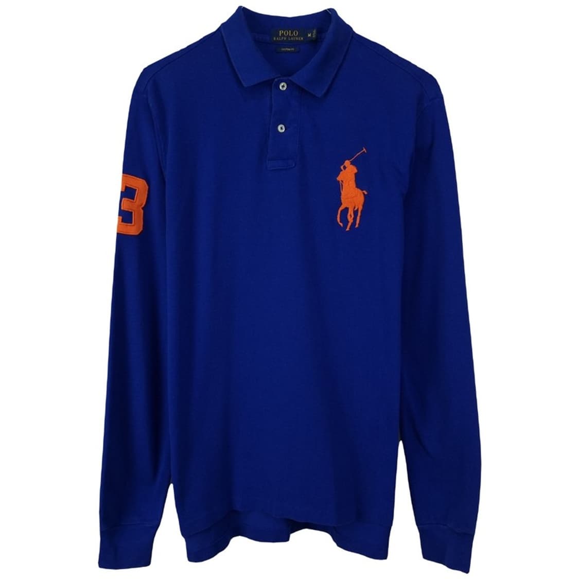 [폴로 랄프로렌] 빅포니 자수 긴팔 카라티 블루 M19257 상품이미지2