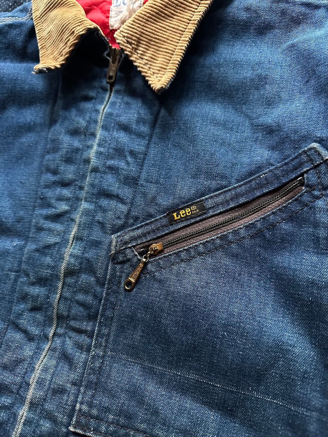 70s USA LEE 빈티지 리 191LB 데님 워크 자켓 rrl 상품이미지3