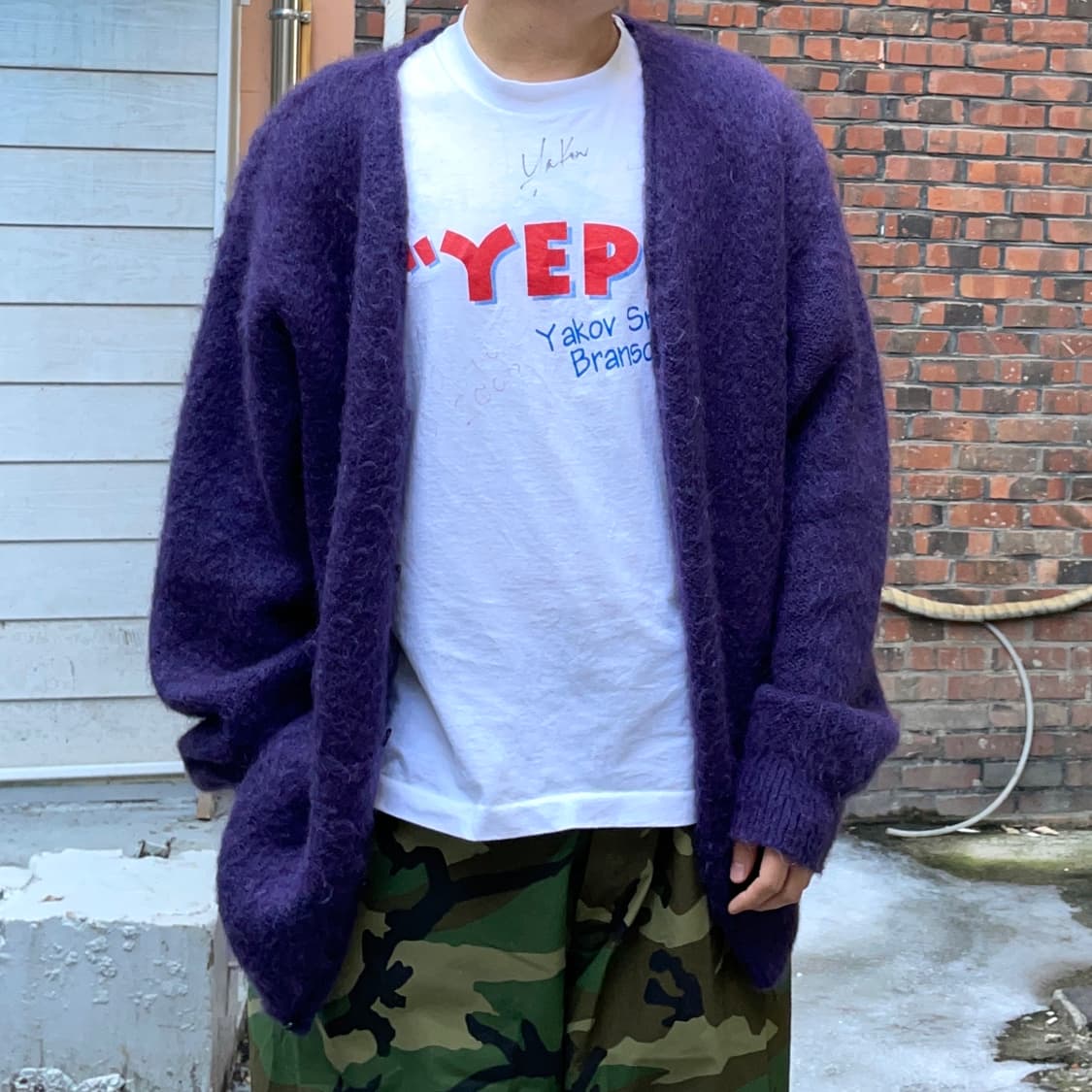 니들스 모헤어 가디건 상품이미지1