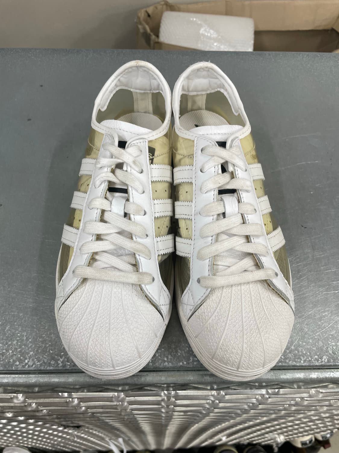 아디다스 슈퍼스타 클리어 화이트 250 상품이미지5