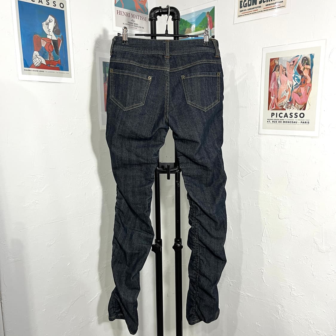 셔링 스키니 데님팬츠 상품이미지2