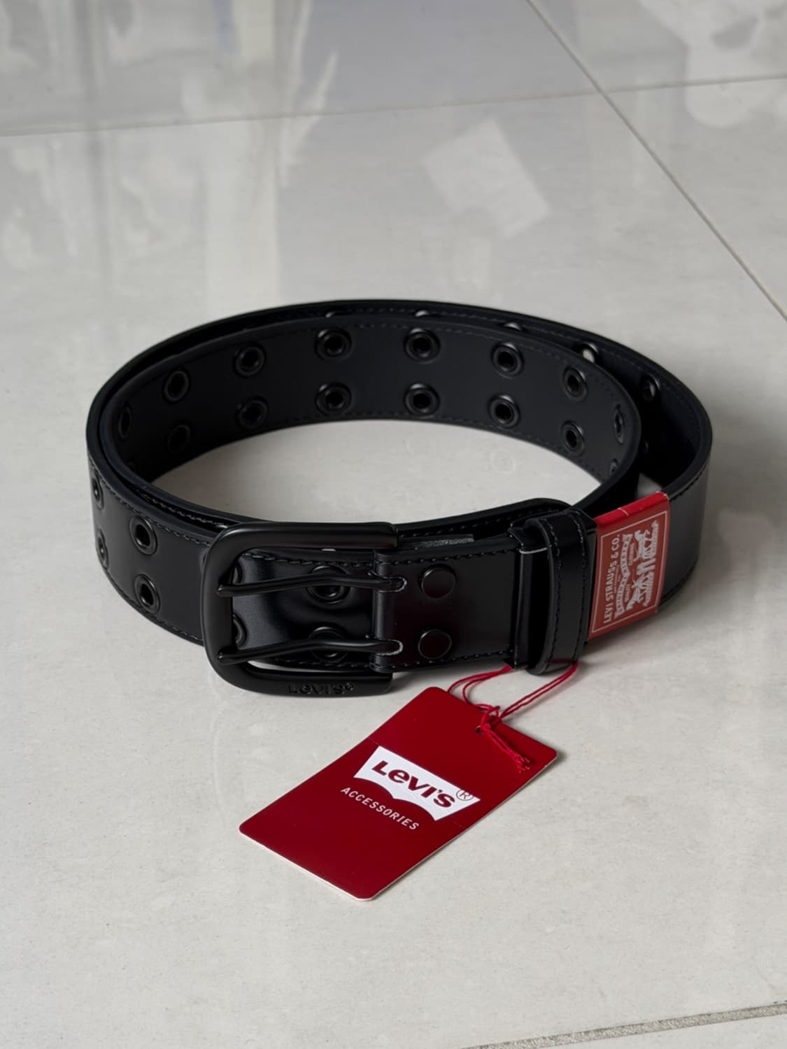 double eyelet belt 더블 아일렛 벨트 상품이미지2
