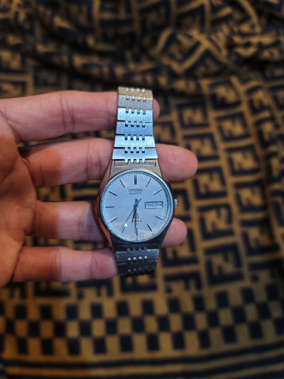 70's~ 빈티지 세이코 타입2 쿼츠 시계 상품이미지1