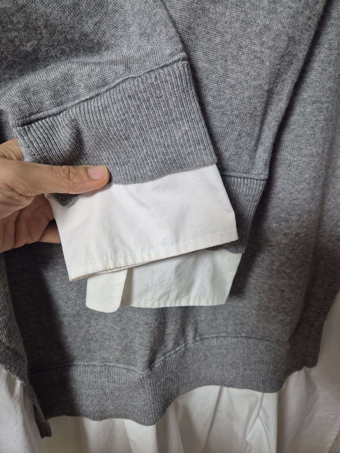 톰그레이하운드 레이어드 롱 니트 원피스 (21년) 한섬 상품이미지6