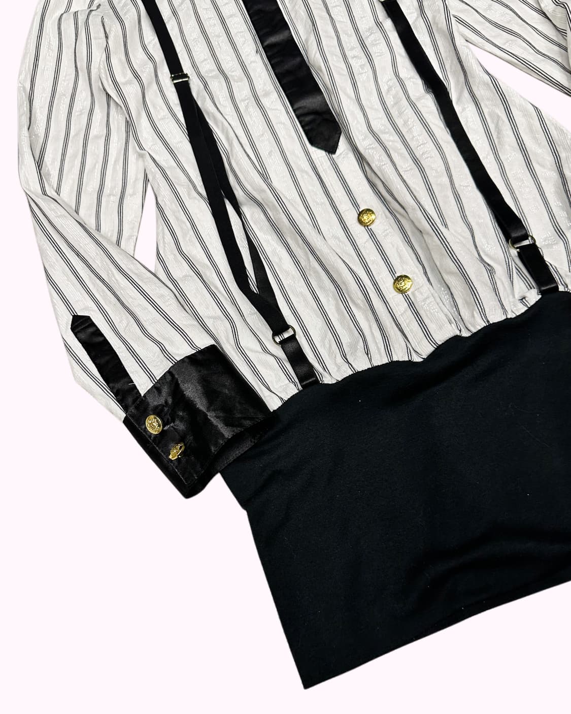 suspender backless blouse dress 상품이미지4