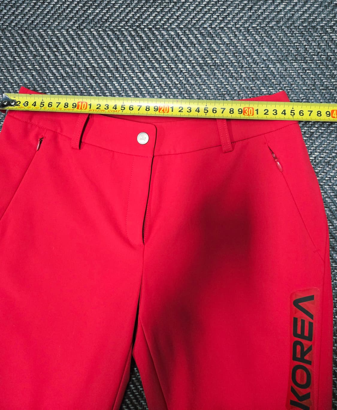 왁골프 WAAC 여성 레드 팬츠 KOREA 로고 상품이미지5