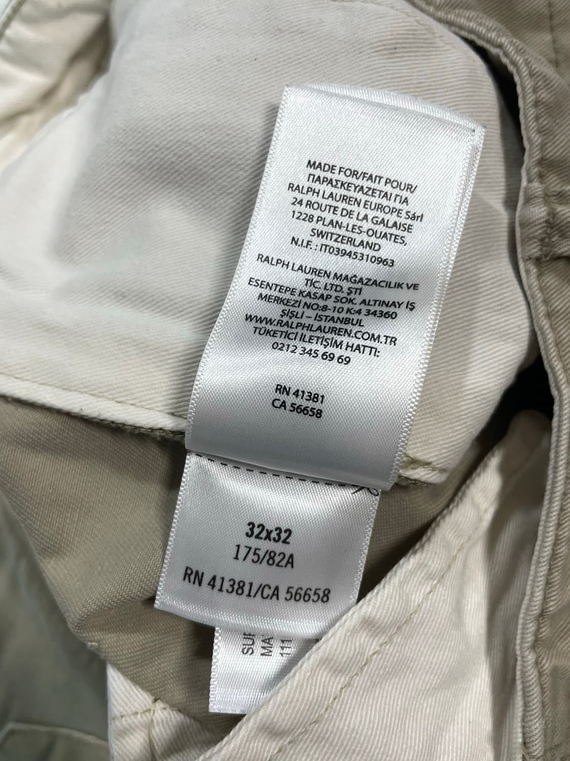 랄프로렌 폴로 리페어드 보로 코튼팬츠 상품이미지9