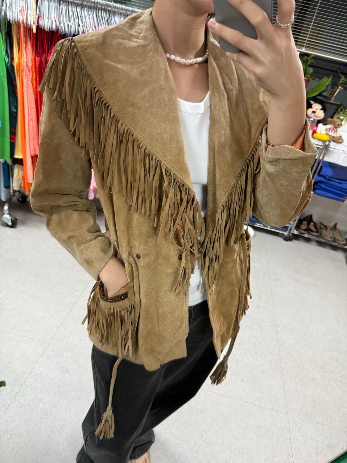 Vintage scully fringe jacket 프린지자켓 상품이미지2