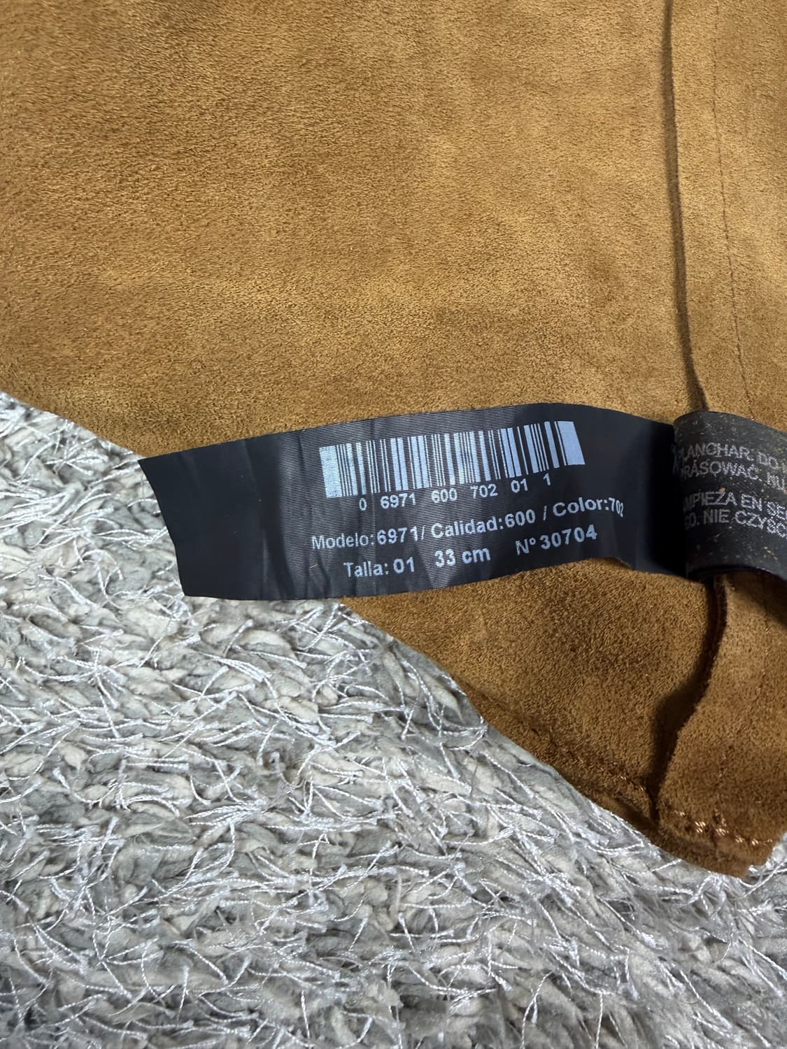 [정품] 마시모두띠(Massimo Dutti) 스웨이드 토트백 - 상태  상품이미지3
