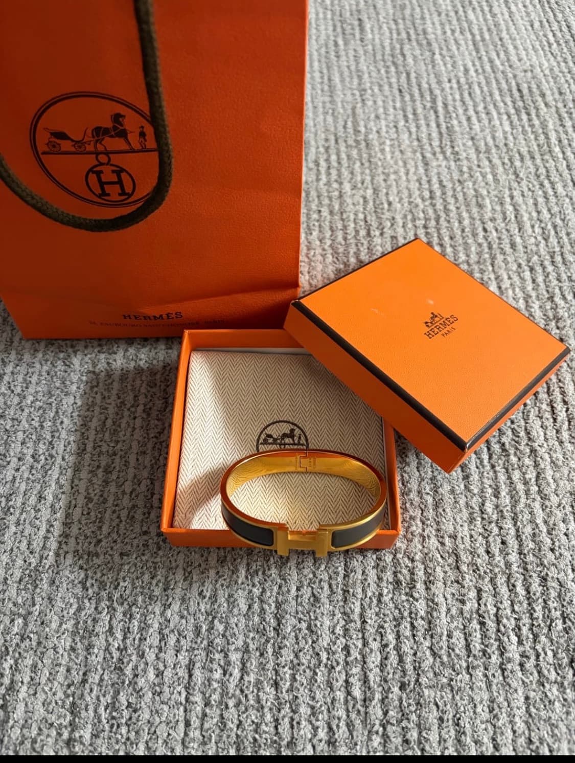 (T5, 상태최상) 에르메스 클릭아슈 팔찌 상품이미지1