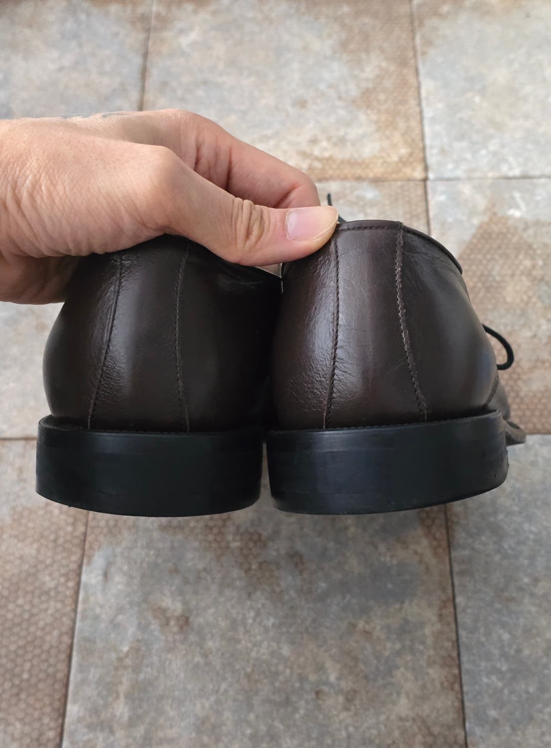 (275)로맨틱무브 세미 스퀘어토 브라운 더비 슈즈 상품이미지8