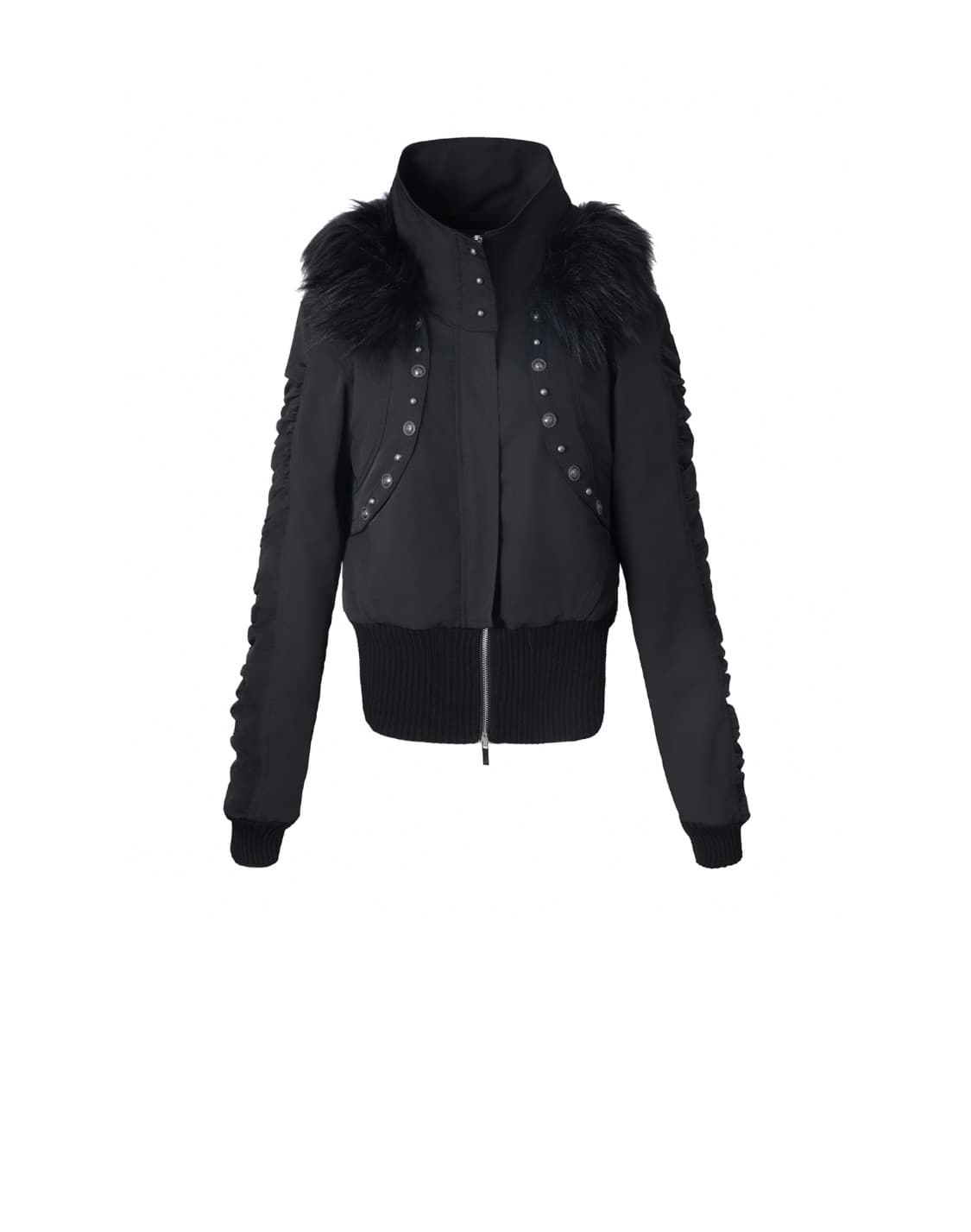 Double Punch Short-waisted fur collar j 상품이미지3