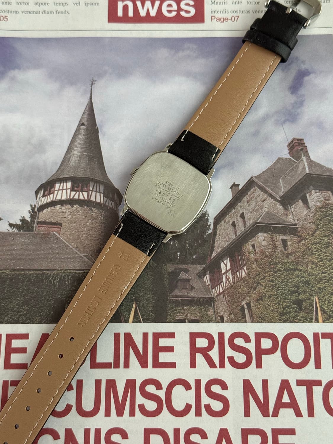 세이코 Seiko 쿼츠 스노우 스퀘어 상품이미지3