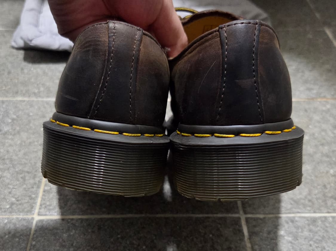 UK7 260 닥터마틴 1461 벡스 크레이지 홀스 다크 브라운 상품이미지5