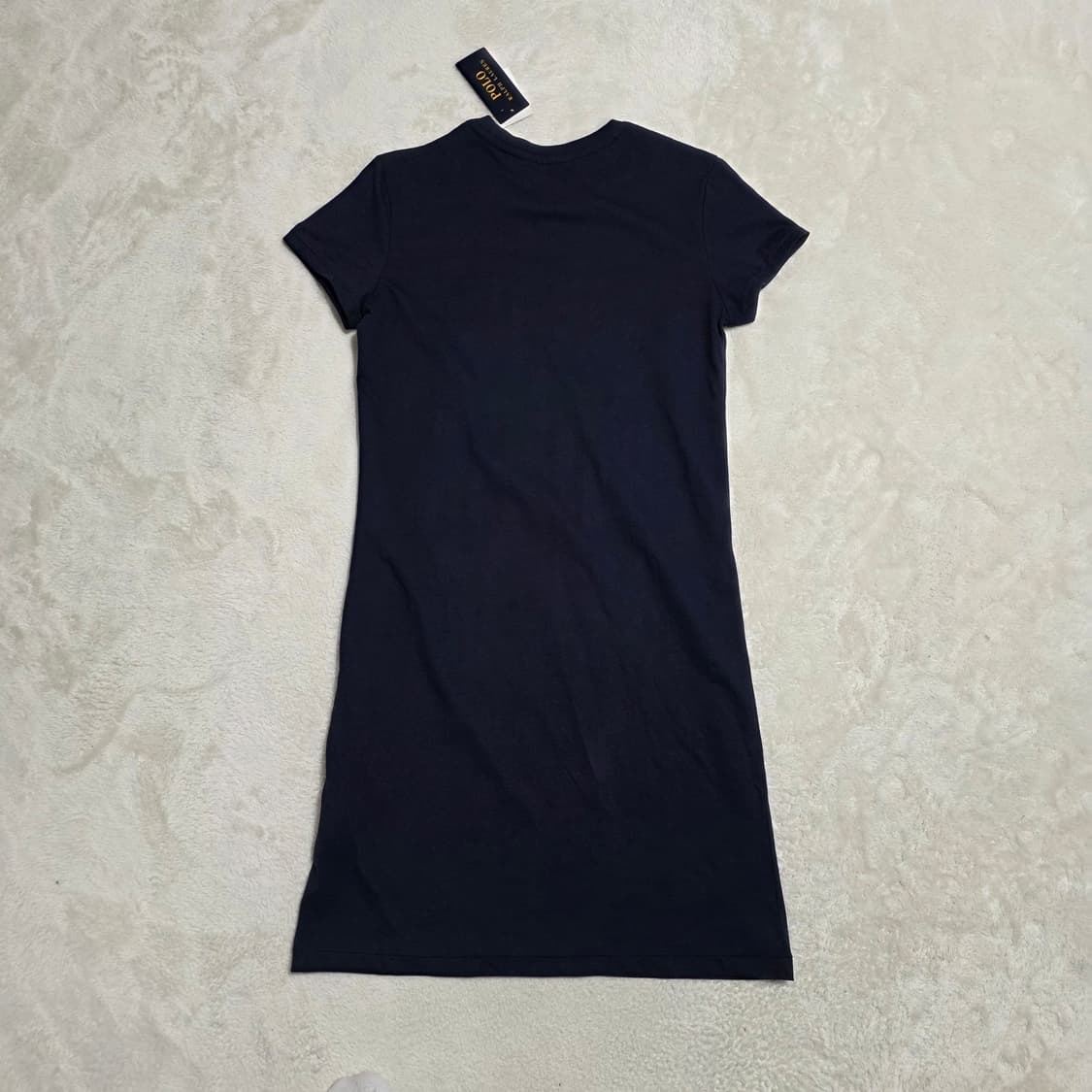 (S)여성 폴로 반팔 라운드 원피스 네이비 상품이미지3