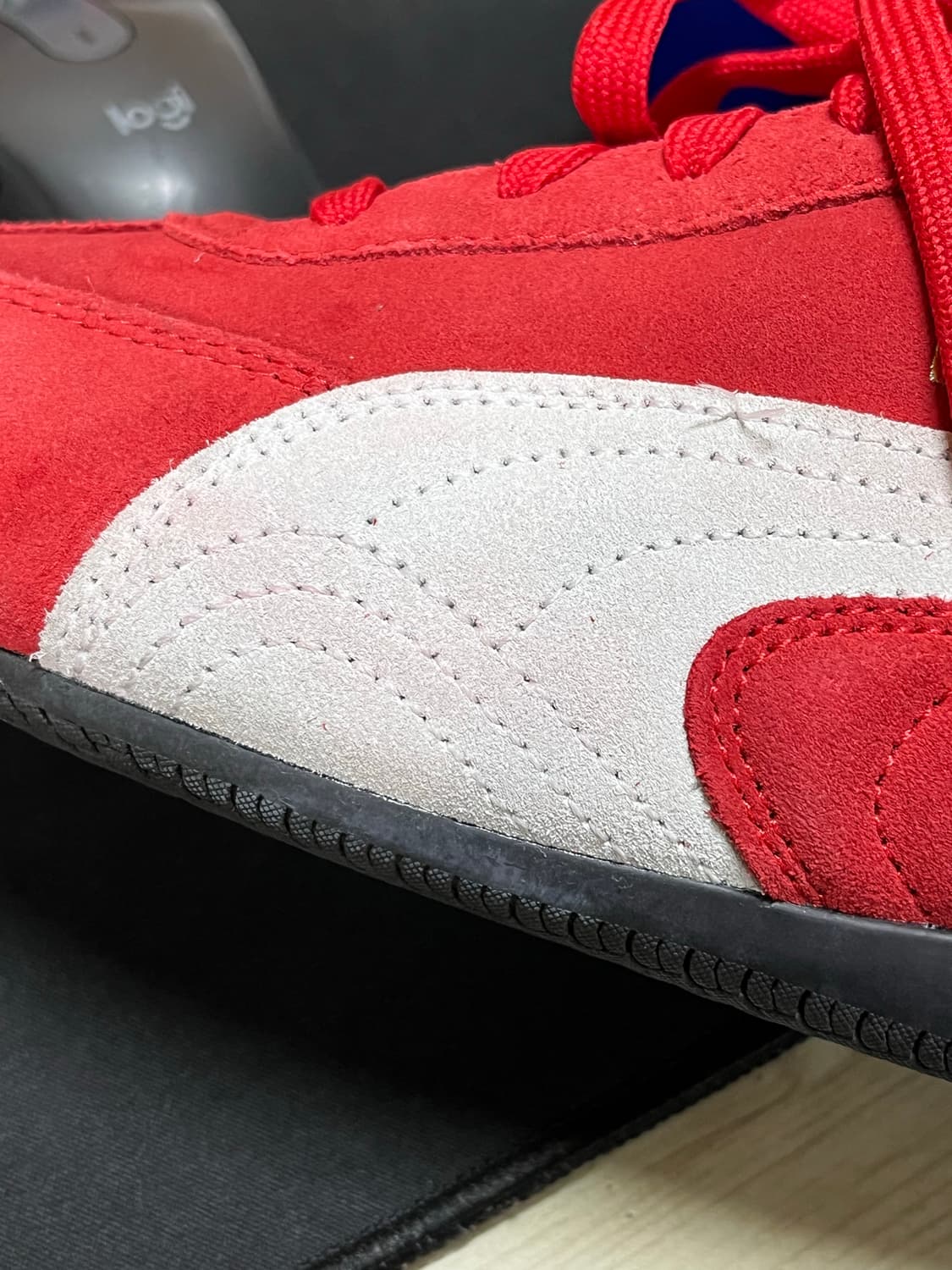 푸마 스피드캣 OG 스파르코 리본 레드 화이트 상품이미지3