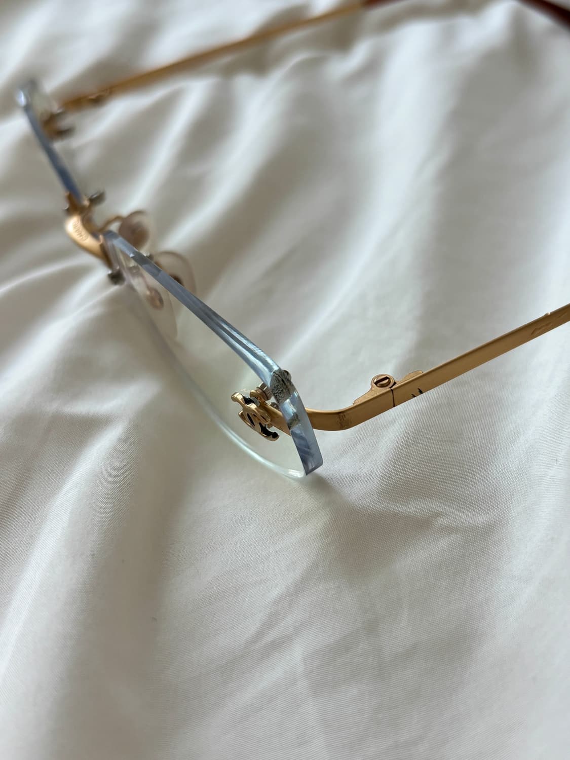 빈티지 샤넬 무테안경 y2k 긱시크 상품이미지3