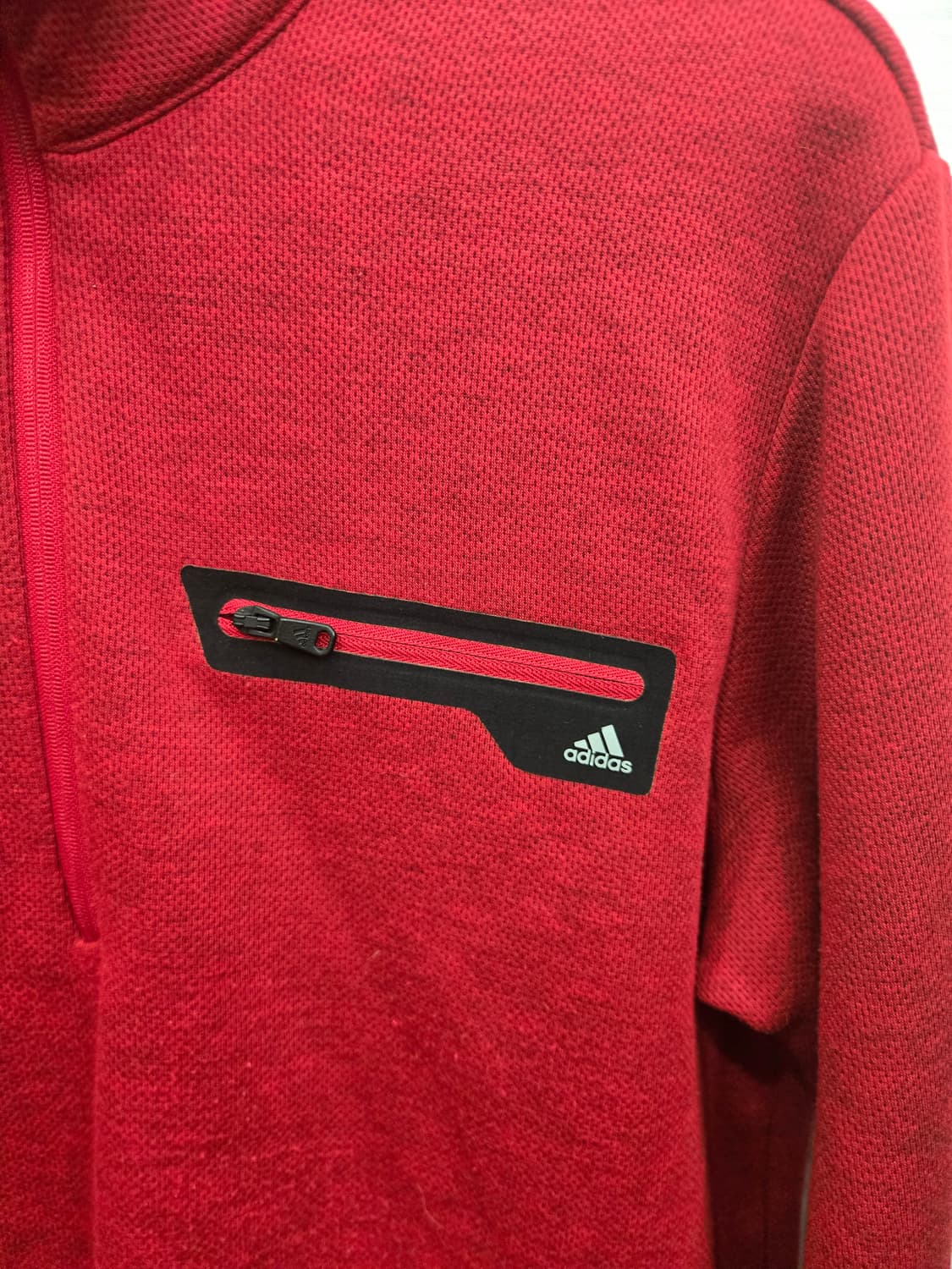 100,L )) adidas 아디다스 긴팔티셔츠! 레드색상~ 상품이미지2