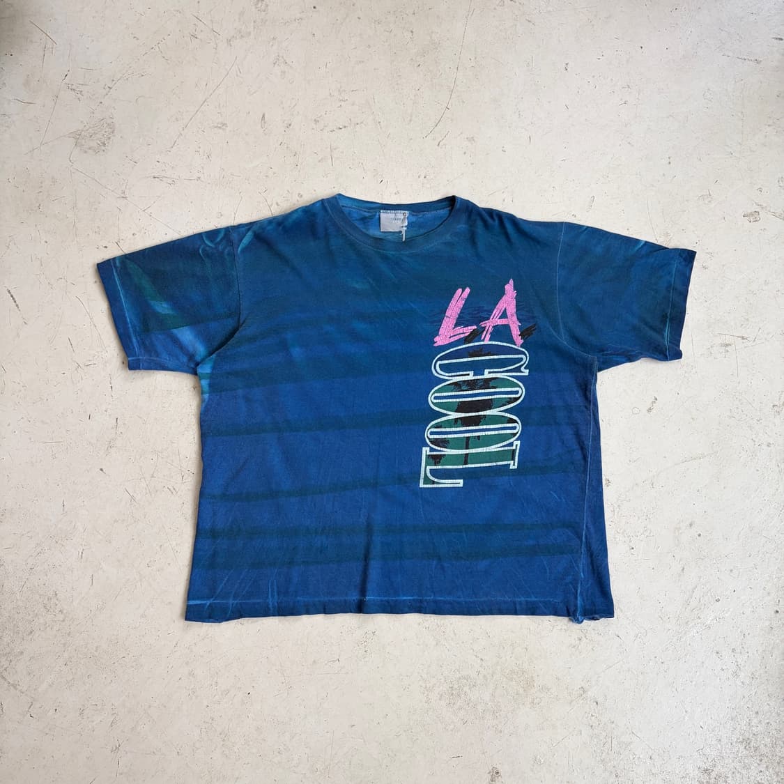 90s USA LA COOL 빈티지 싱글스티치 반팔티 L 상품이미지1