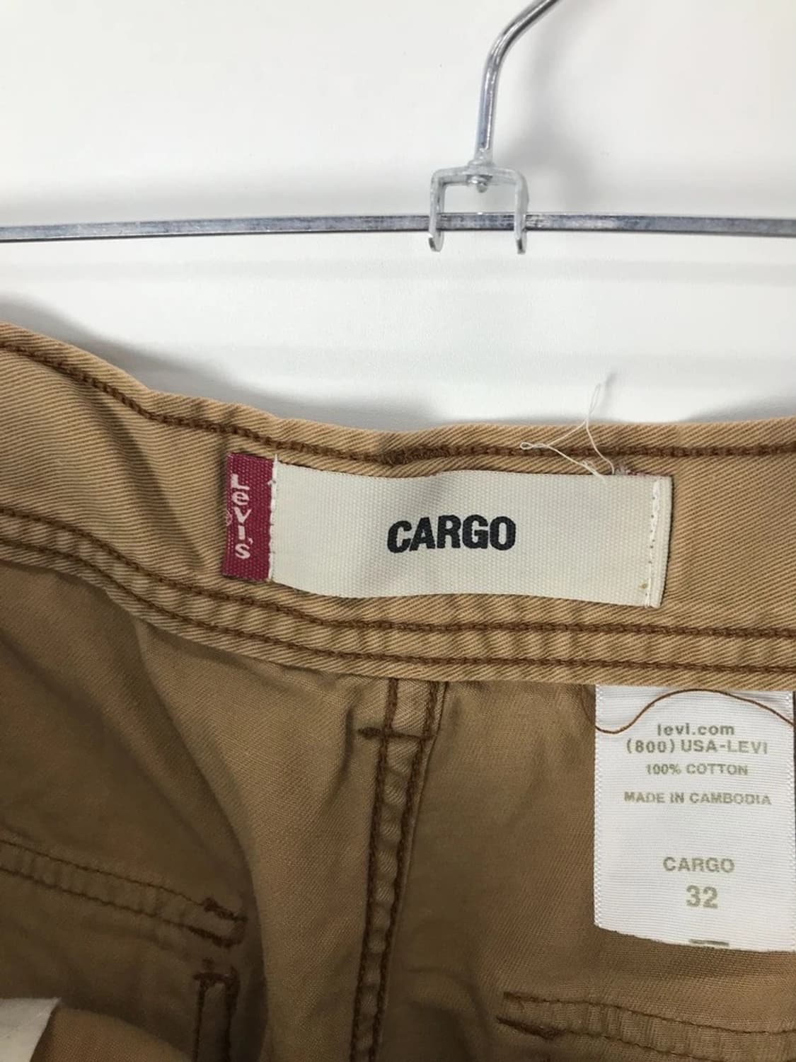 Levis Beige Cargo Shorts 상품이미지7
