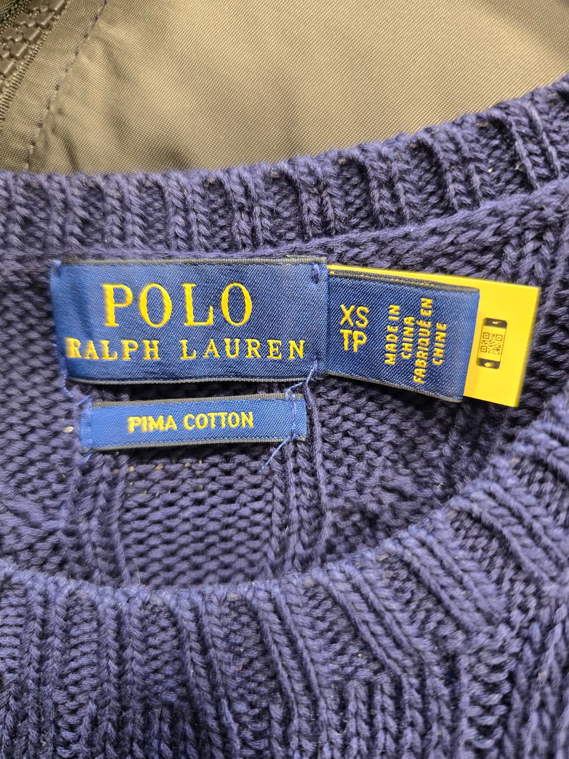 폴로 랄프로렌 네이비 케이블 니트 티셔츠 XS (44) 상품이미지7
