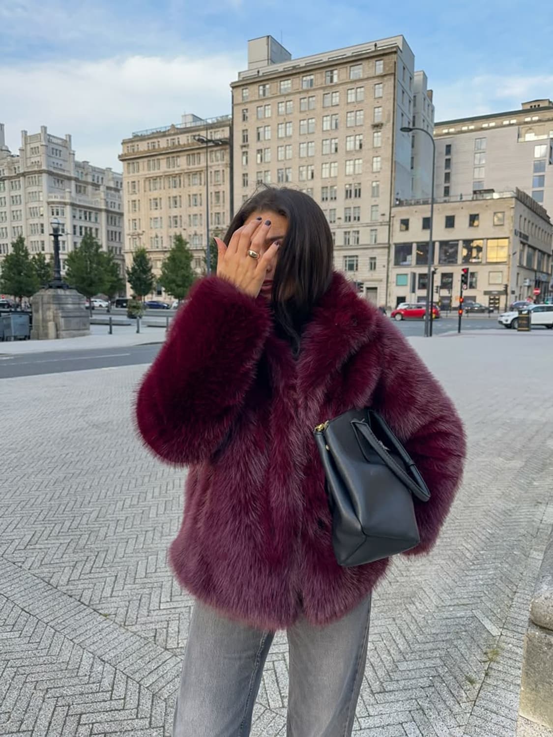 여우털 폭스 래빗 믹스 퍼자켓 천연모피 상품이미지4