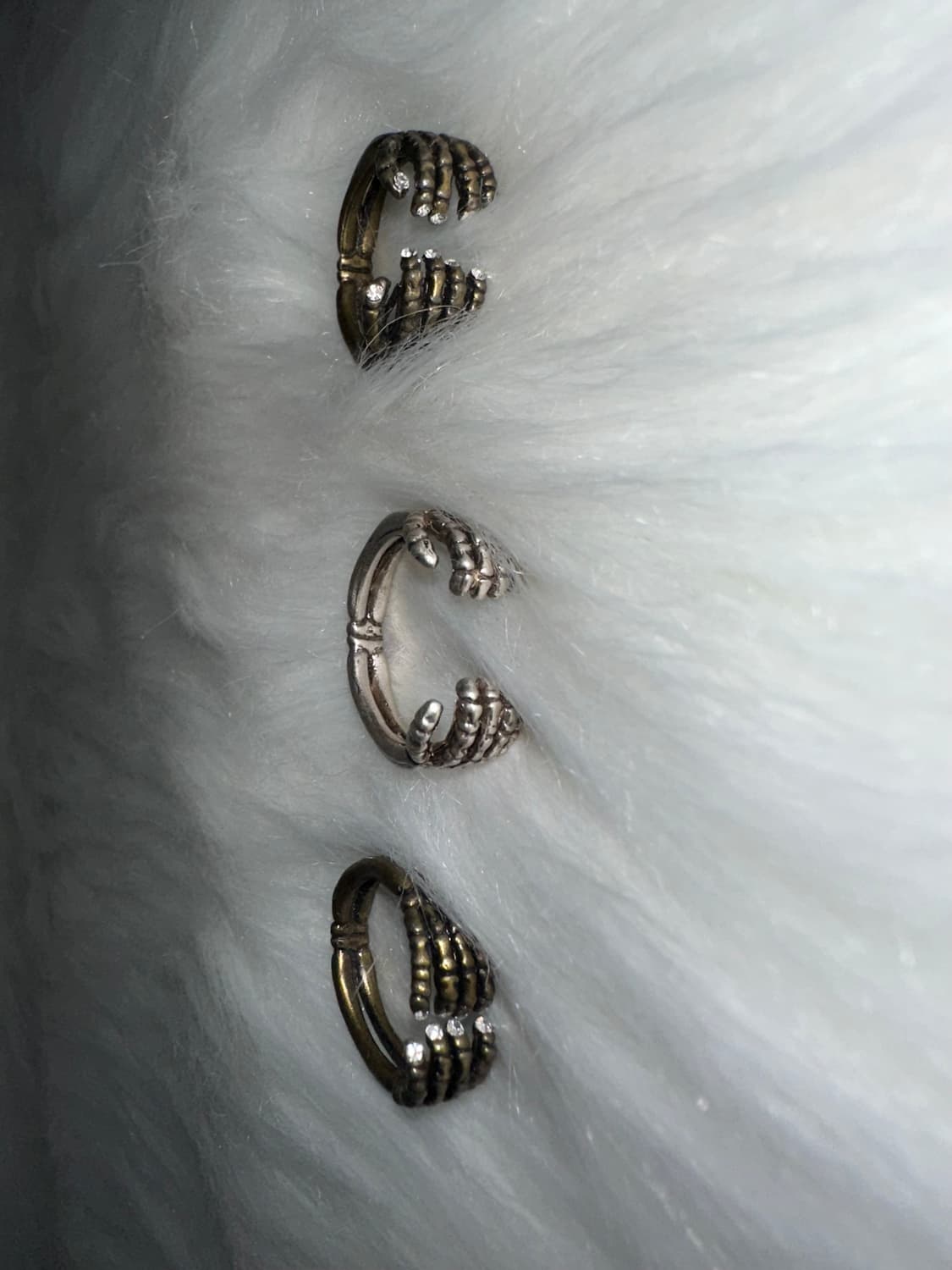 해골 손 오리엔탈 고스펑크 반지 상품이미지3