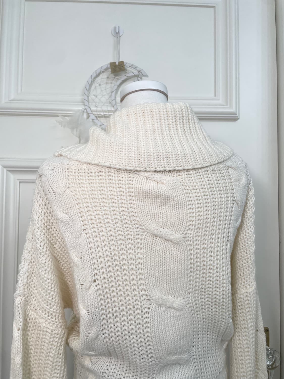 ivory twist turtle-neck sweater top 상품이미지6