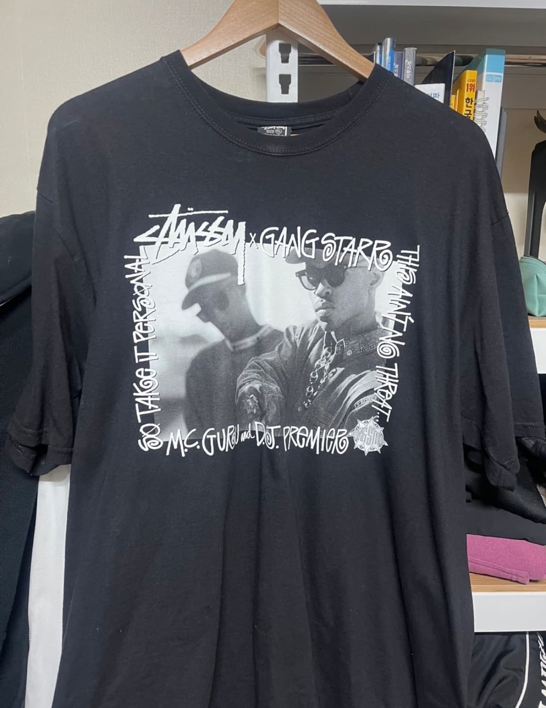 스투시 X 갱 스타 테이크 잇 퍼스널 티셔츠 상품이미지2