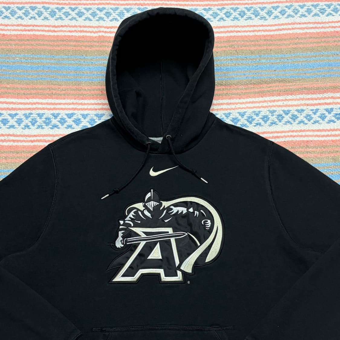 USA 빈티지 아미 블랙 나이츠 후드티 상품이미지2