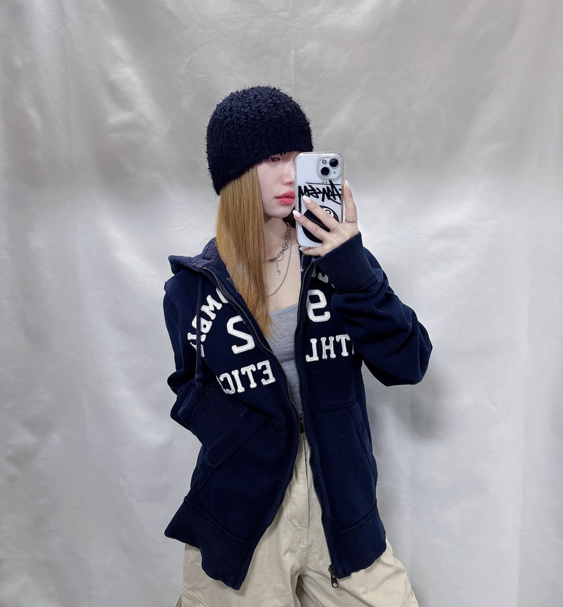 아베크롬비 다크네이비 후드집업  상품이미지2