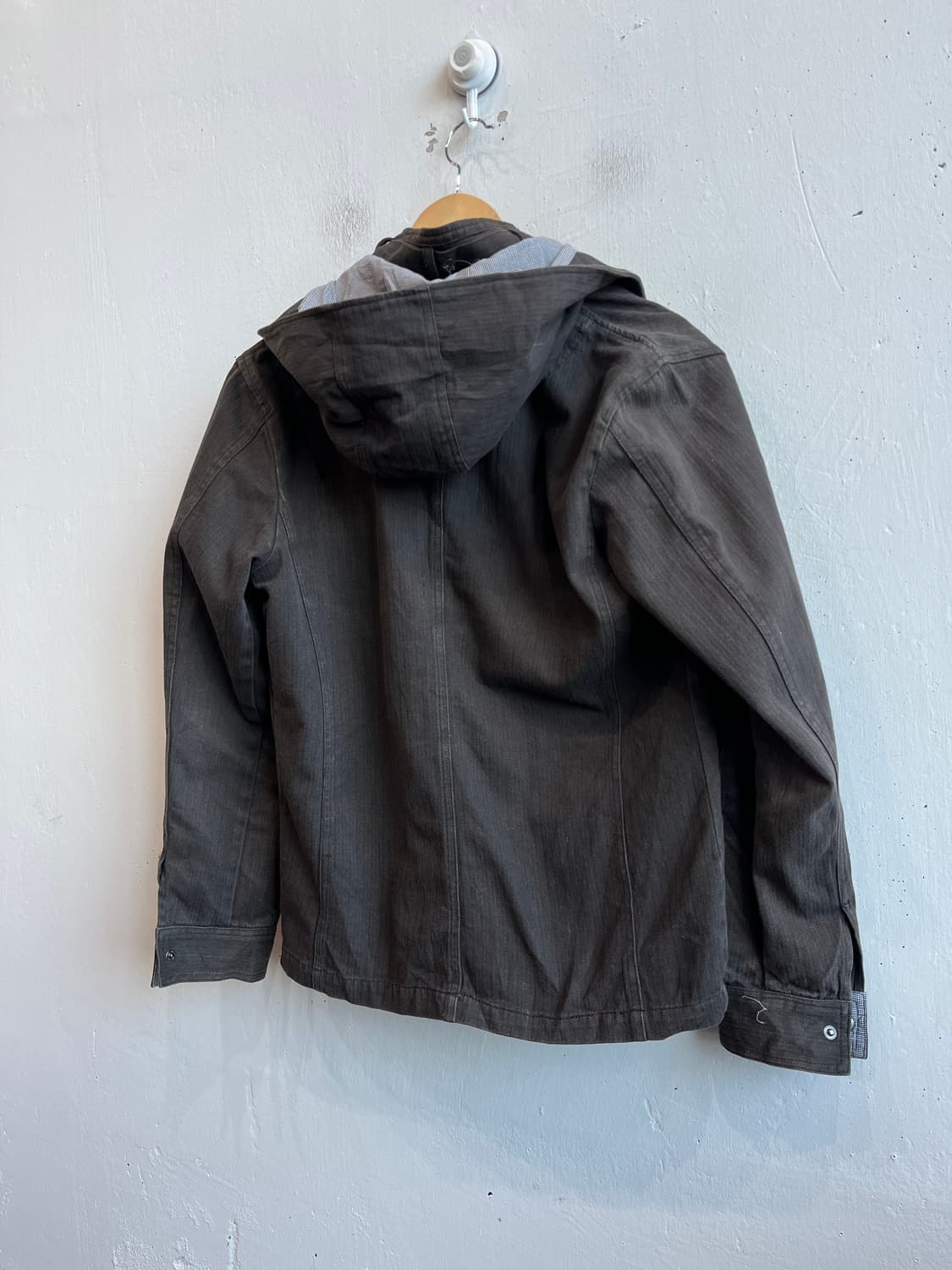 semantic design 헤링본 집업 자켓 상품이미지3