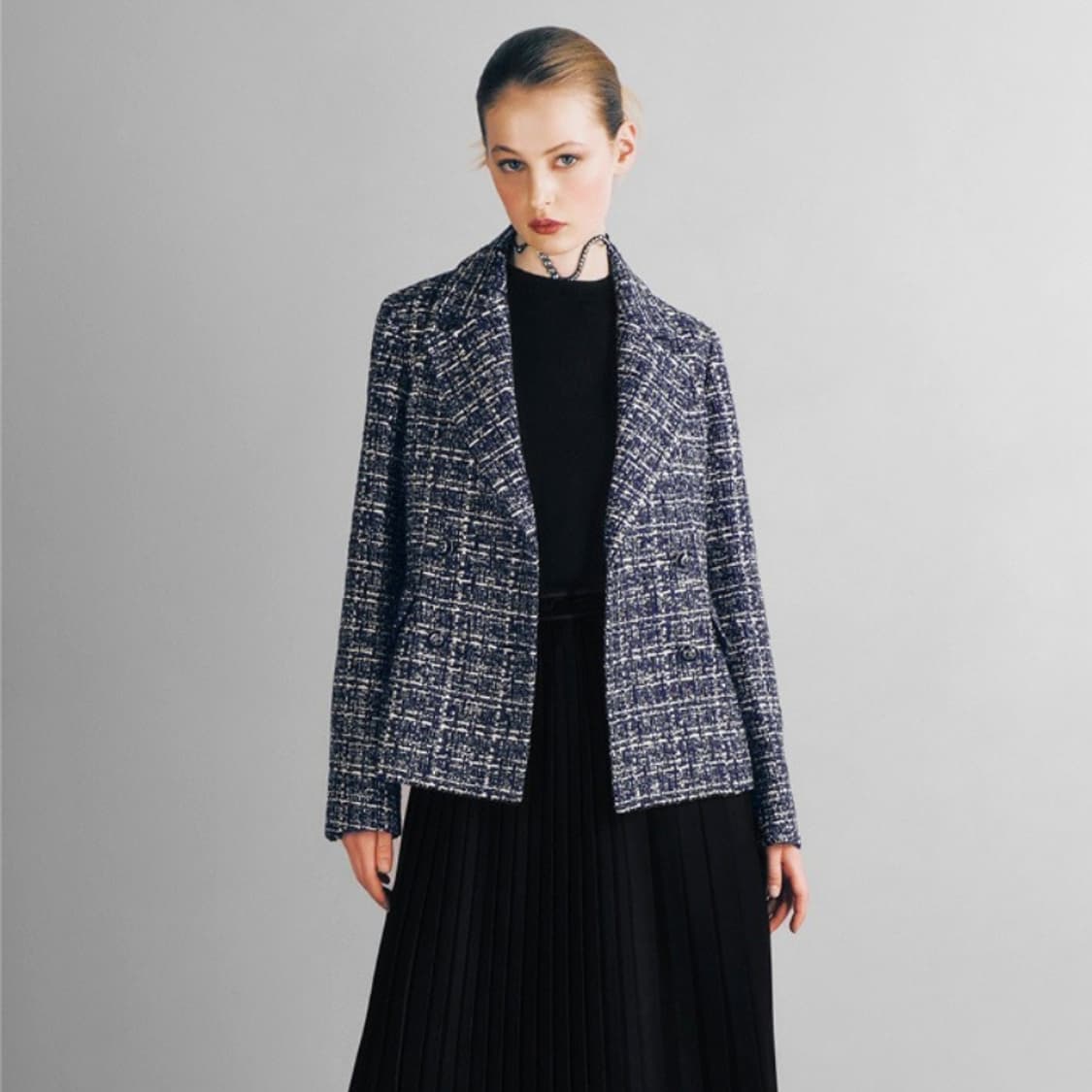 칼라거펠트(Karl Lagerfeld) 마리앙바 트위드자켓 55-66 새 상품이미지2