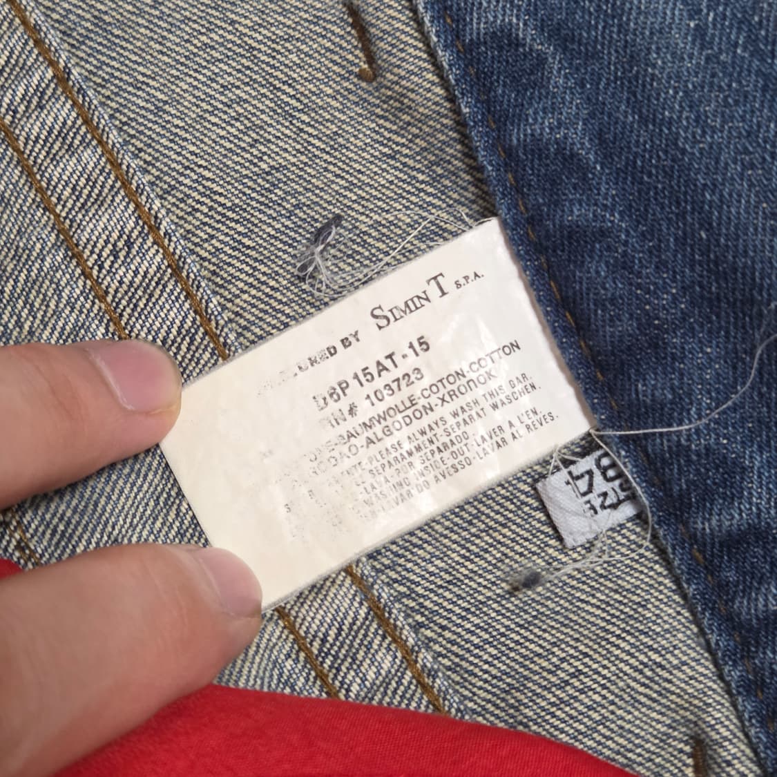 AJ Made in Italy 데미지 플레어진 상품이미지8