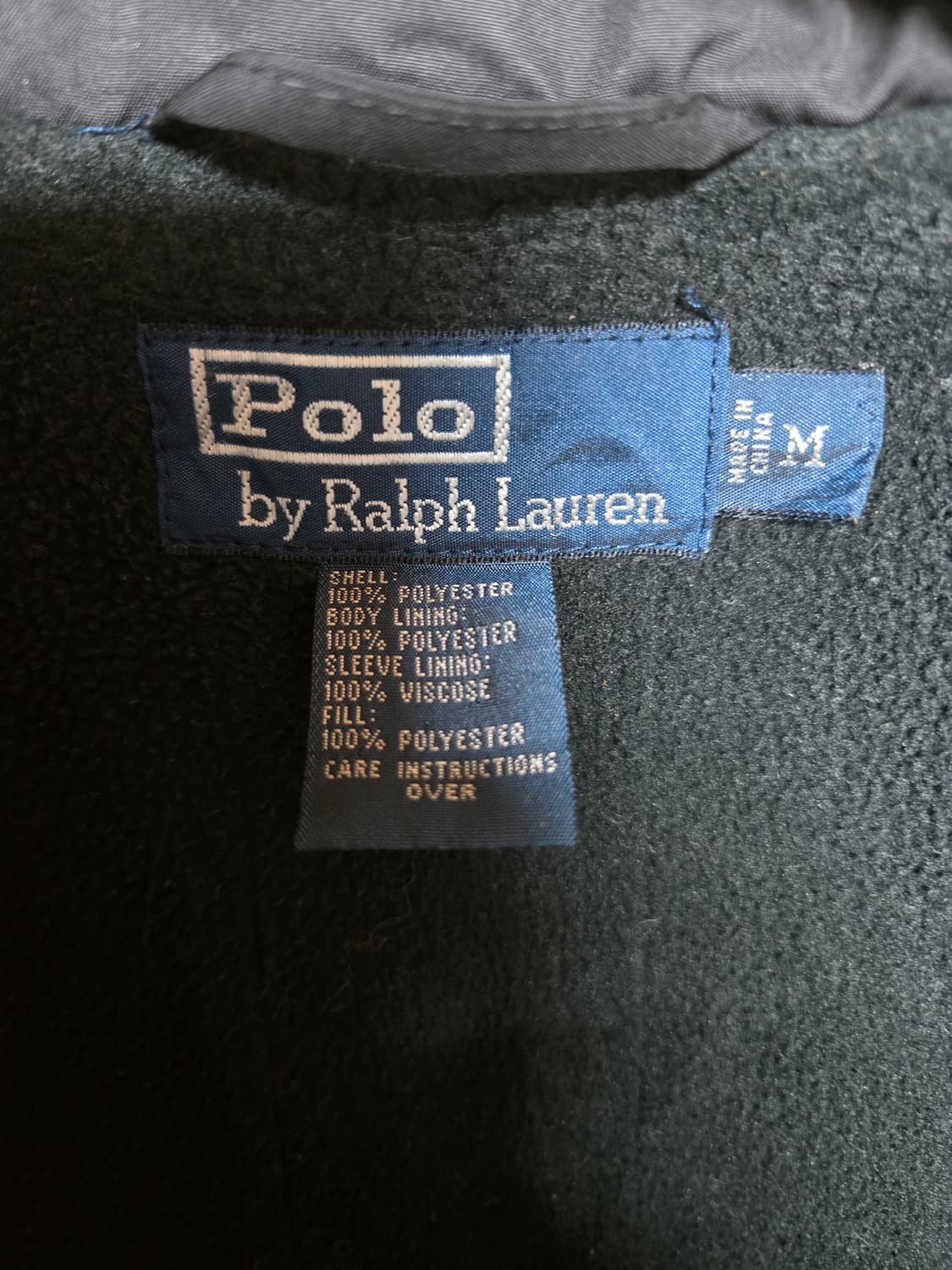 폴로 랄프로렌 기모 페리자켓 블루종 M 상품이미지7