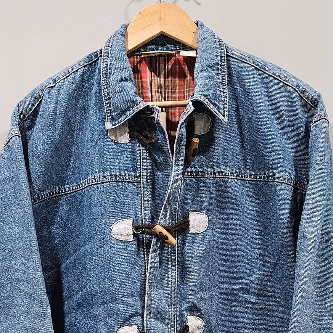 LIZ CLAIBORNE / 데님 더플 초어 아우터 자켓 (L) 상품이미지2