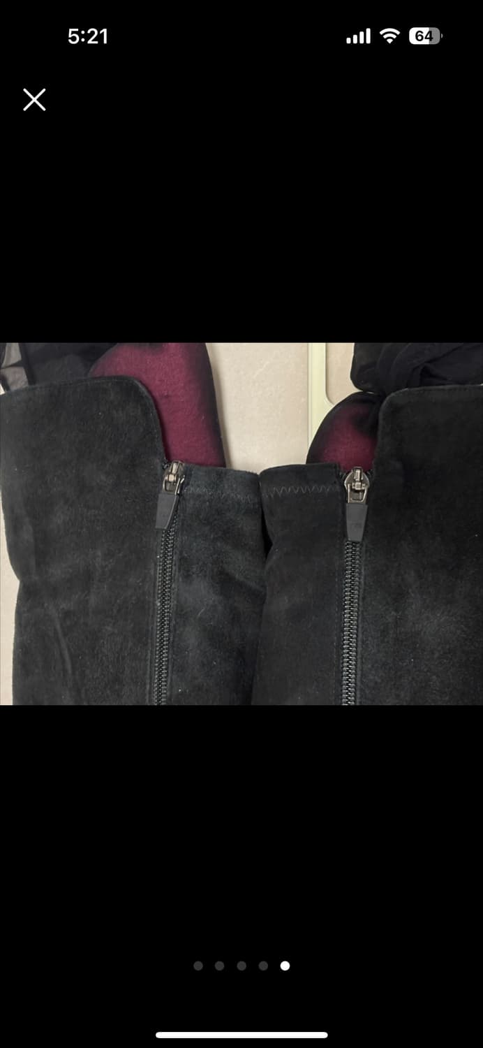 스웨이드 블랙 부츠 245mm 상품이미지5