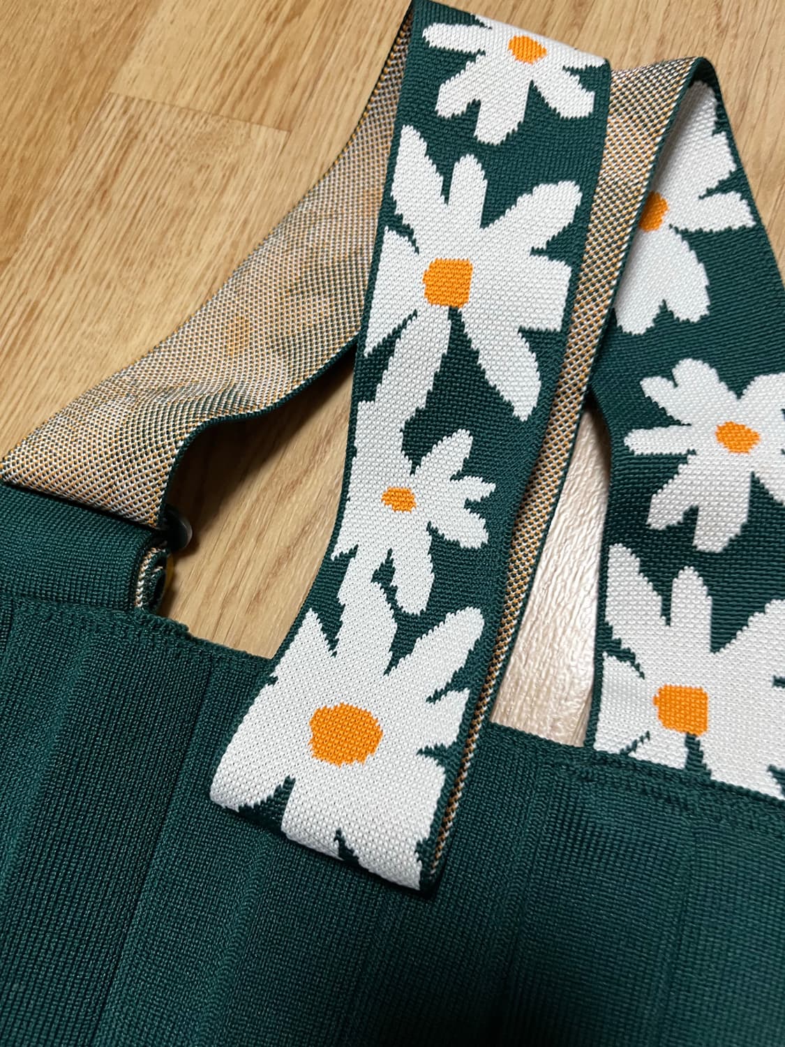 조셉앤스테이시 플리츠 니트백 가방 그린 데이지 상품이미지3