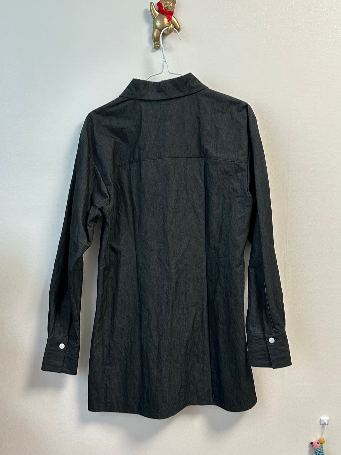 (새상품) Yuze 유즈 셔츠 미니 드레스 - OS 상품이미지2