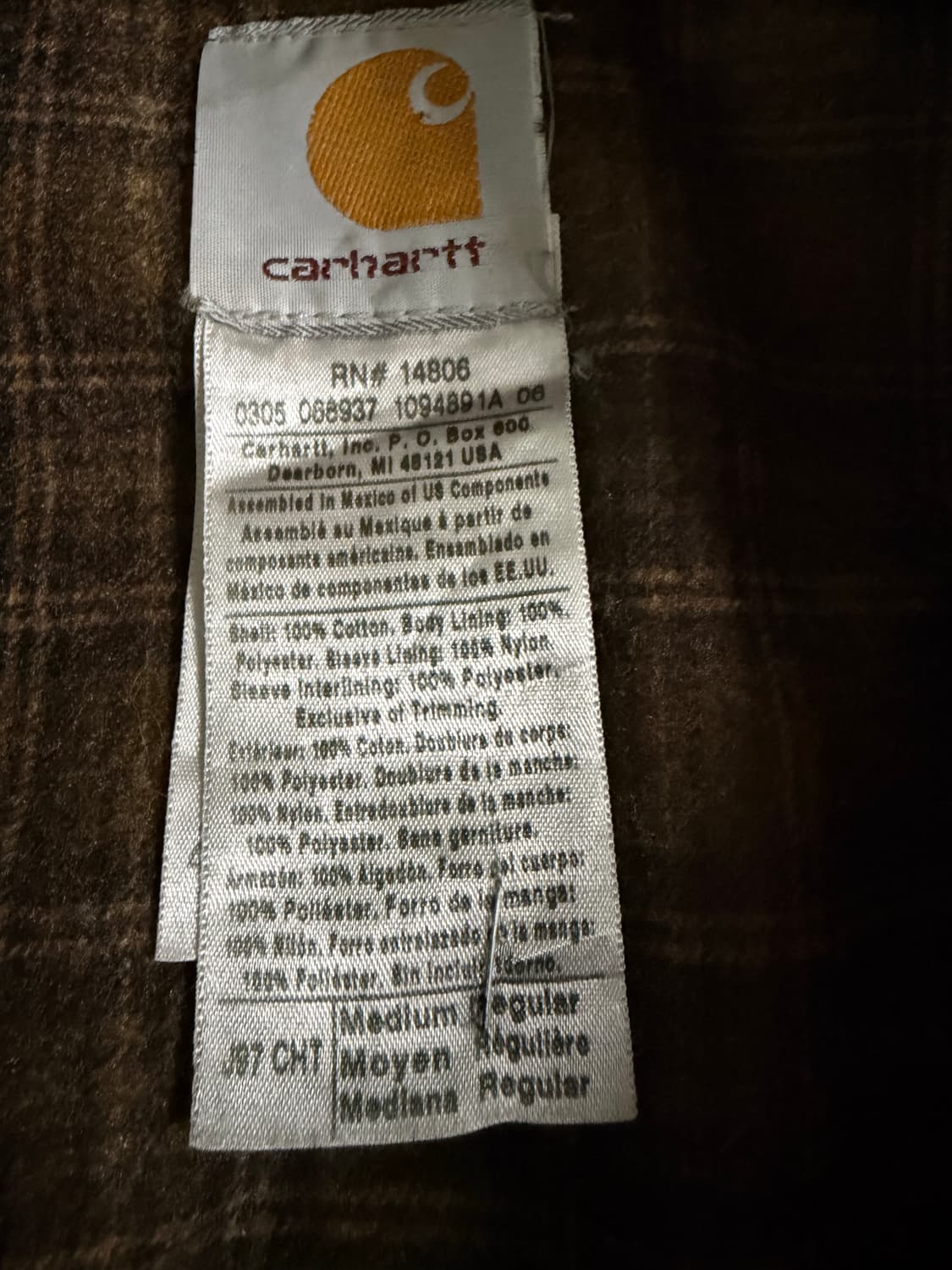 [M] 칼하트 디트로이트 자켓 j97 cht 상품이미지6