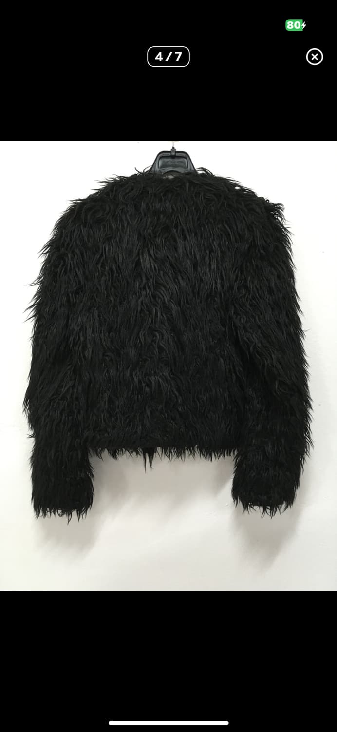 쟈딕앤볼테르 블랙 퍼자켓 s 상품이미지3