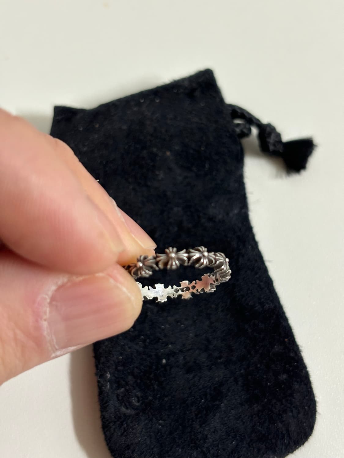 [US5] 크롬하츠 ch 밴드링 실버 상품이미지8