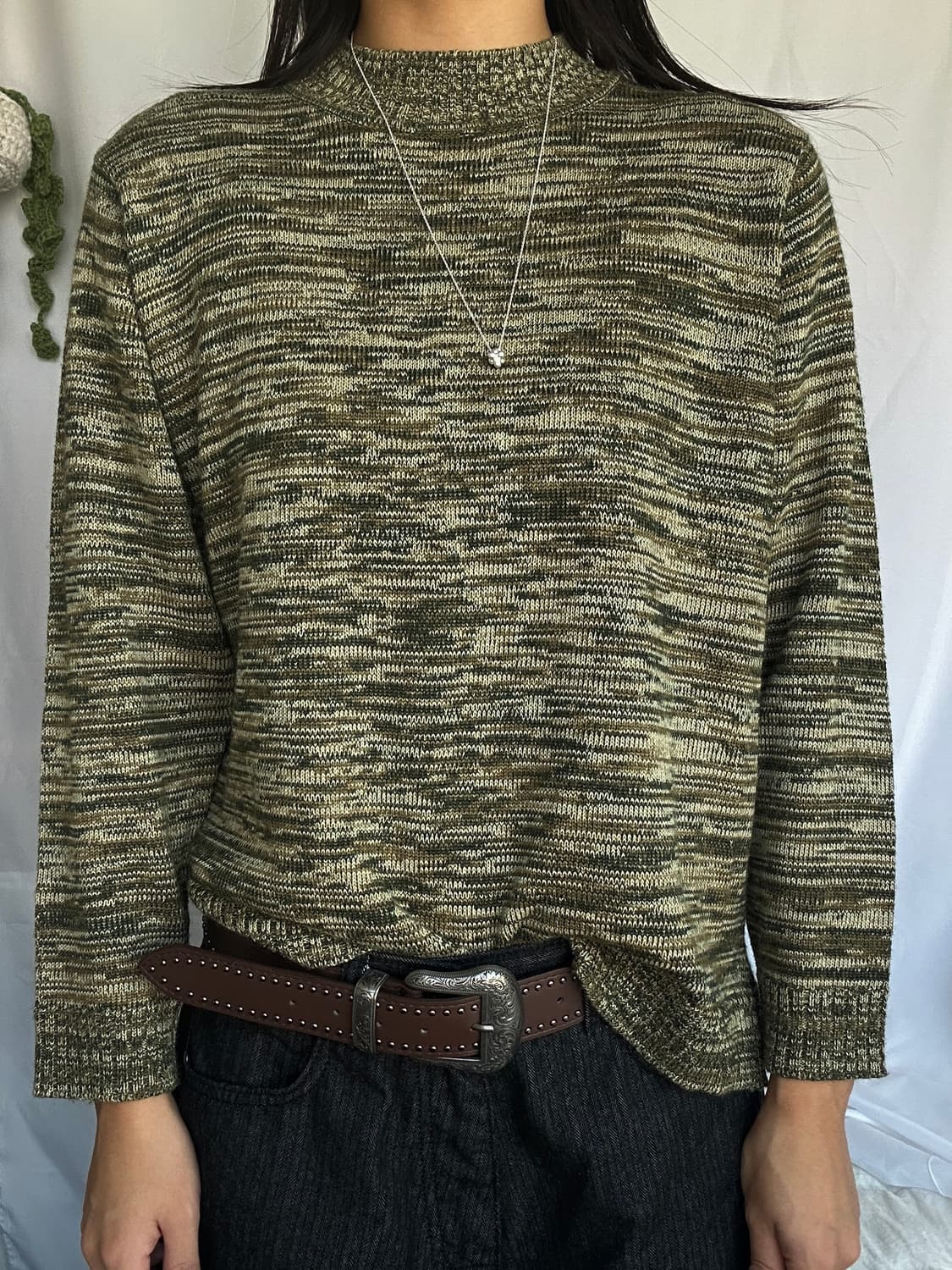 빈티지 패턴 니트 상품이미지1