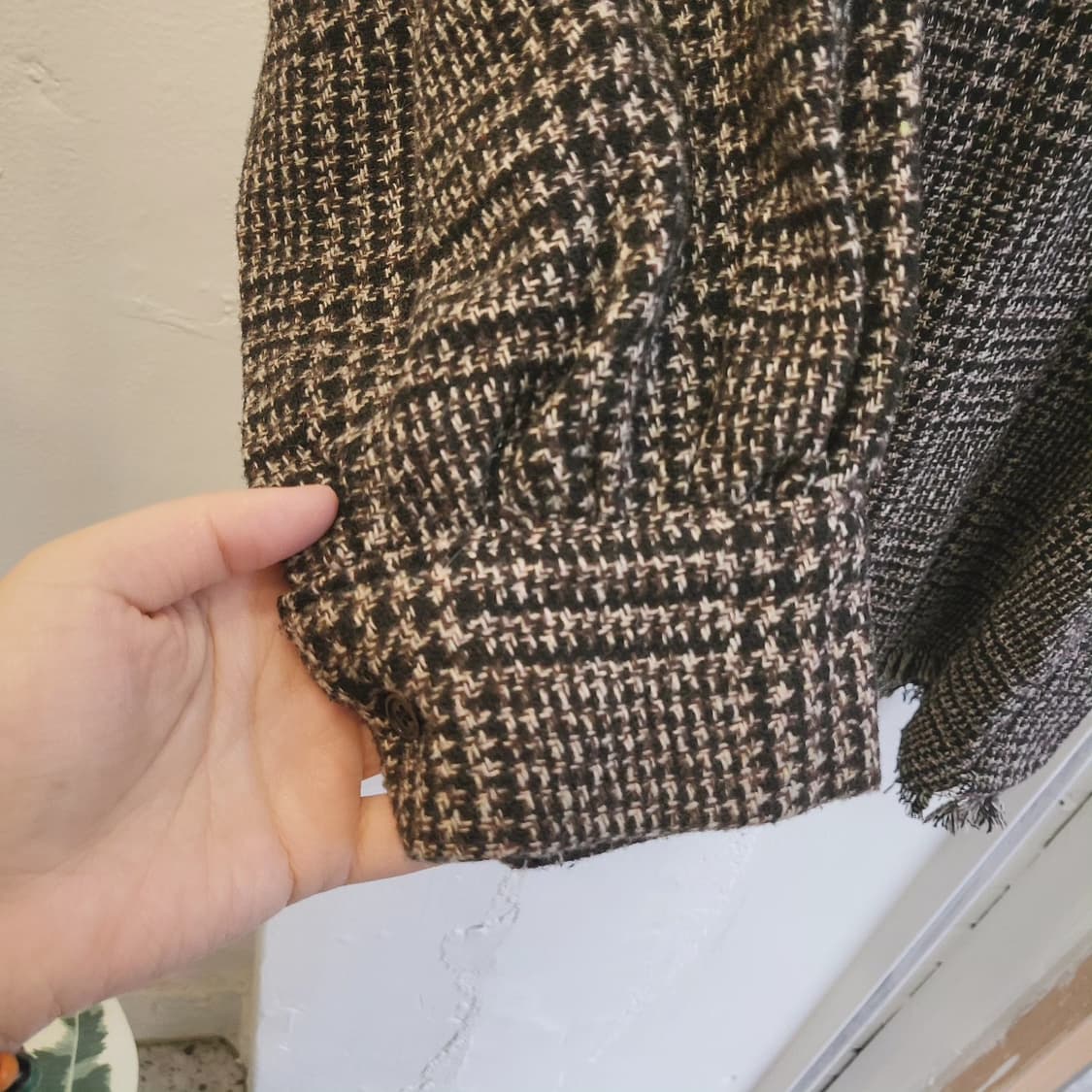 잔체크 프린지 미니원피스 상품이미지5