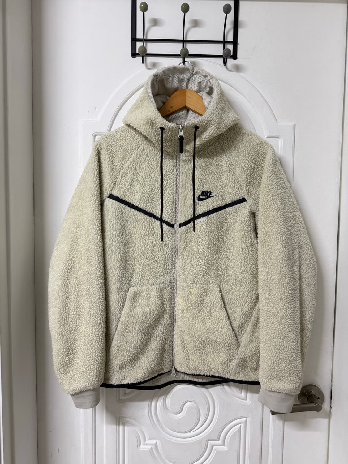 95 M사이즈 나이키 윈드러너 후리스 뽀글이 후드집업 상품이미지1