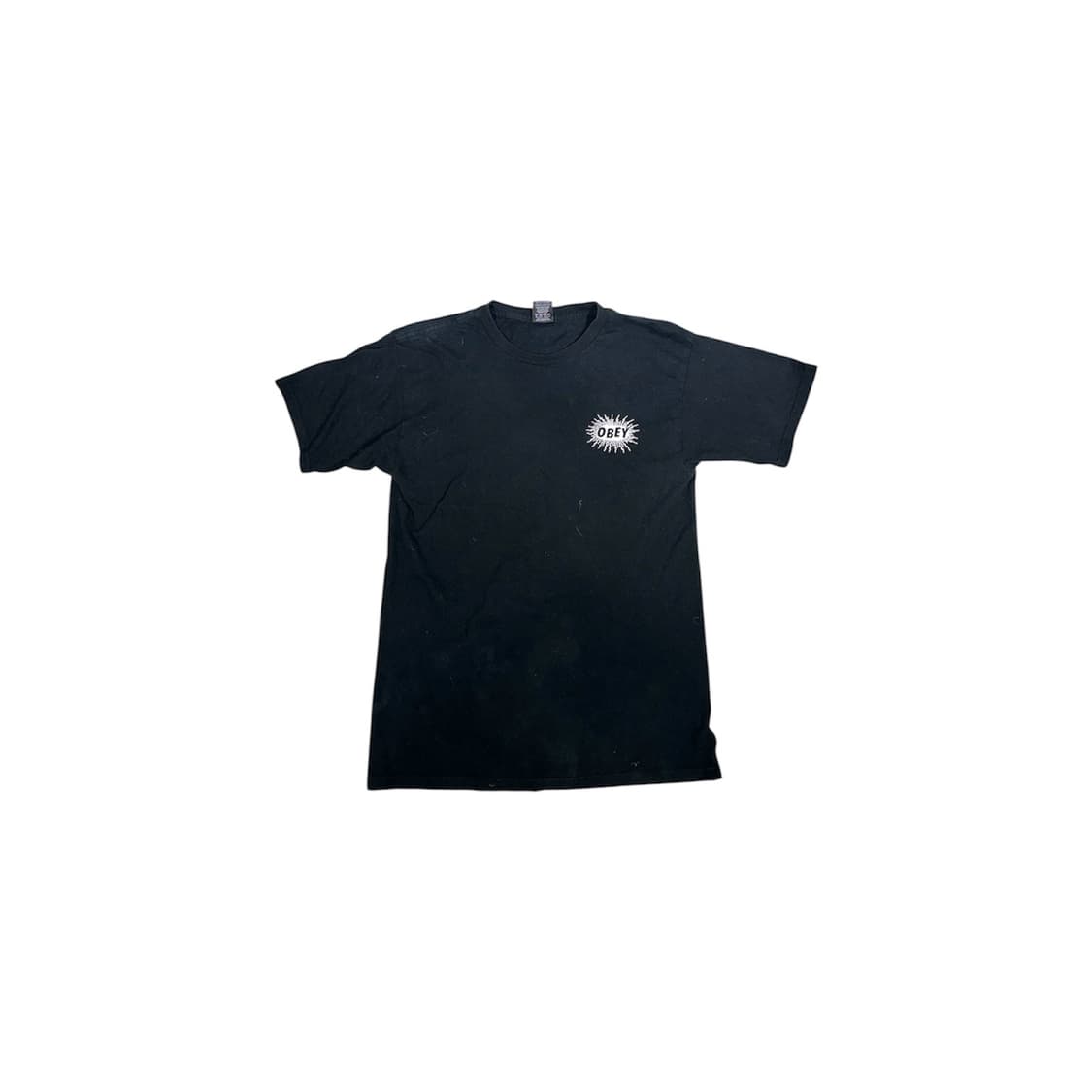 빈티지 블랙 화이트 빅 로고 반팔티 M 상품이미지5